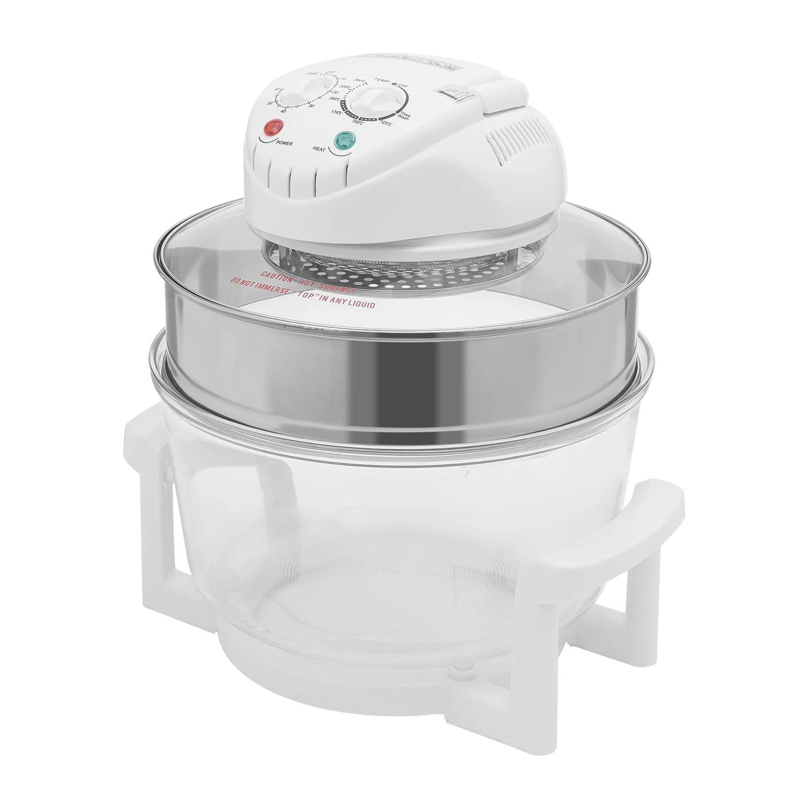 

17l 1400w Airy Fryer Visible Turbo Air Fryer Heating Electric Cooker Time Knob & Temp Control for Kitchen Restaurant Kitchen