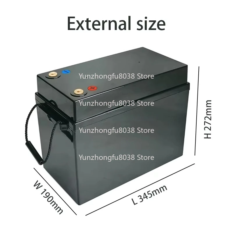 Caixa de bateria prismática Lifepo4 280 DIY Lifepo substituição caixa de bateria solar de plástico vazia