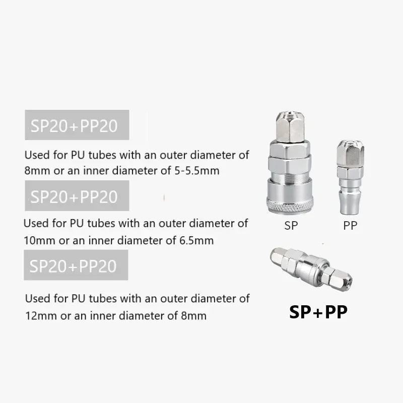 Air Compressor Pneumatic Fitting C Type Hose Quick Connector High Pressure Coupler Plug Socket PP SP PF SF PH SH PM  20 30 40