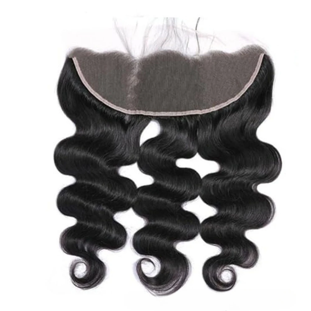 10-22 Zoll 13x4 Lace Frontal Body Wave Echthaar Natürliche Farbe Brasilianisches Virgin Remy Haar Vorgezupft mit Baby Hair für Anfänger – Detail 6