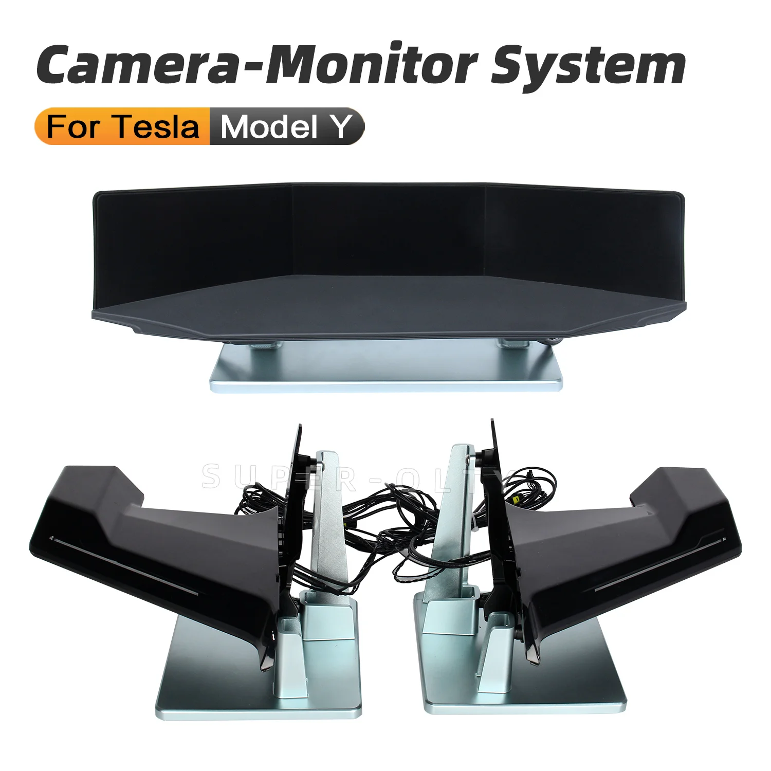 Electronic For Tesla Model Y 2020-2024 Electronic Smart Rearview Mirror CMS with Instrument Display System