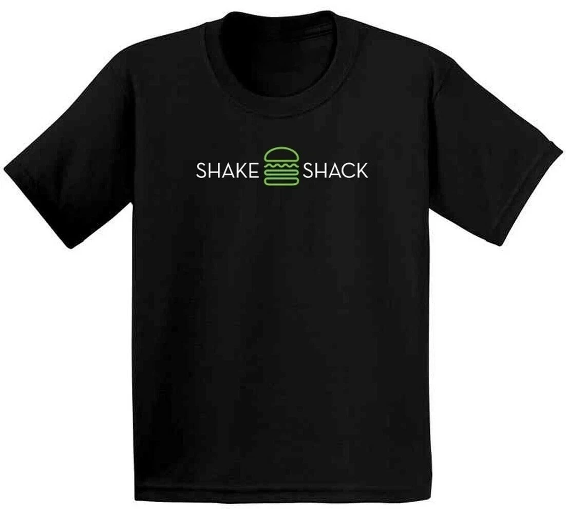 Super Hot! Shake Shack Philadelphia Restaurant T-shirt Daily Outdoor Retro Men's and Women's T-shirt Fan  Printed T-shirt