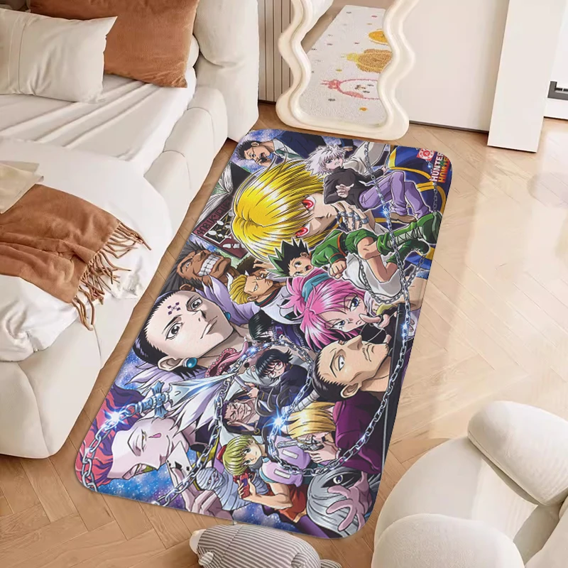 

Anime Carpet for Bedroom G-Hunter × Hunter Bathroom Kitchen Floor Mat Slip-resistant Entrance Door Doormat Room Rug Home