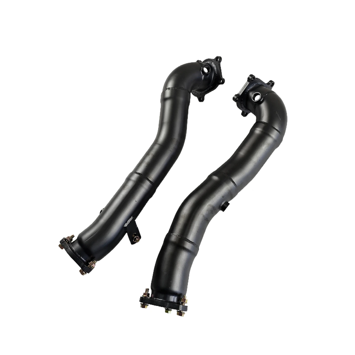 Black Coating Downpipe For AUDI RS6 RS7 C7 S6 S7 S8 D4 4.0T Downpipe