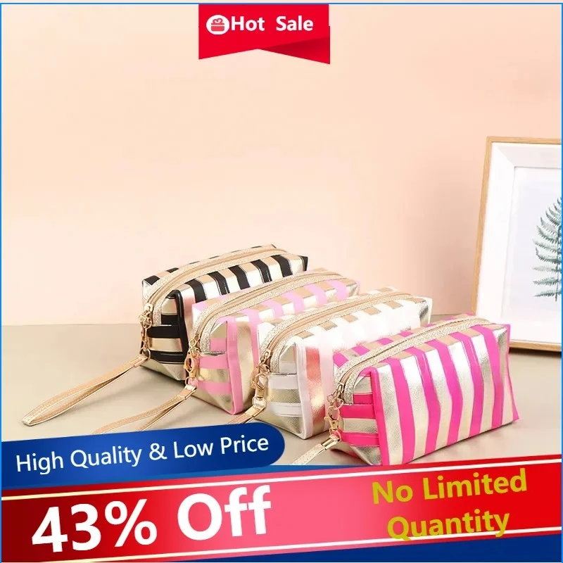 Waterproof PVC Makeup Bag – Travel Toiletry Organizer for Women – Compact Cosmetic Pouch for Outings & Trips