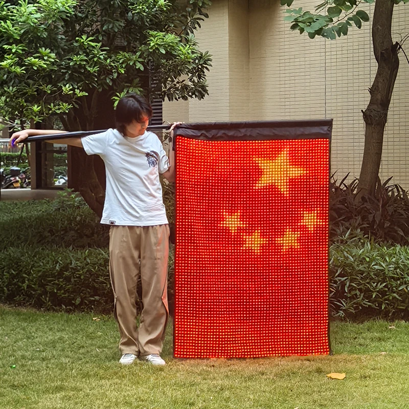 IP65 Waterproof Lightweight Magic Pixel Flying LED Display Screen Custom Size Drone LED Screen for Outdoor Advertising Display