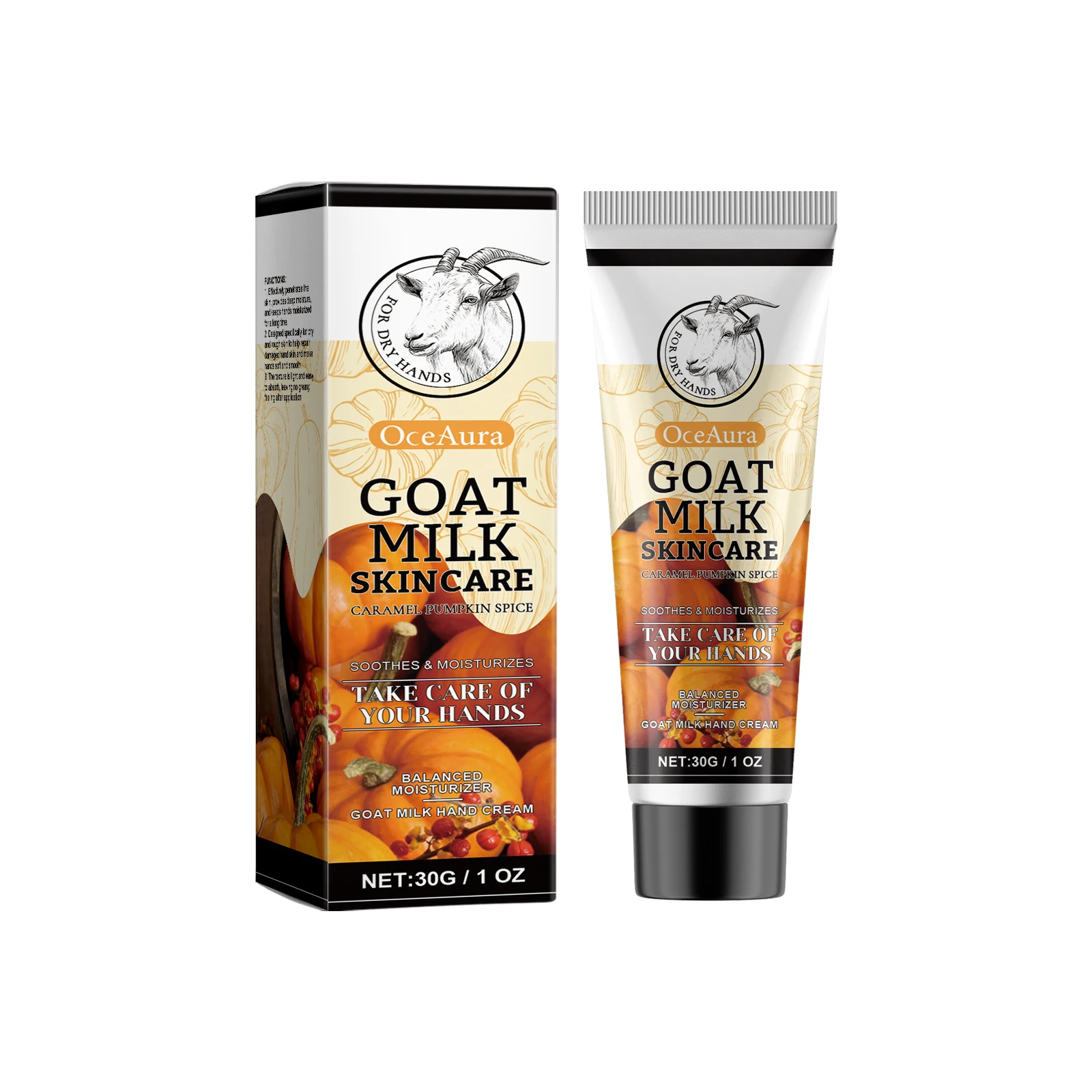 Goat Milk Nourishing Hand Cream Hydrating Brightening Hands Skin Care Products Anti Dry Cracking Repair Lotion Hand Moisturizer