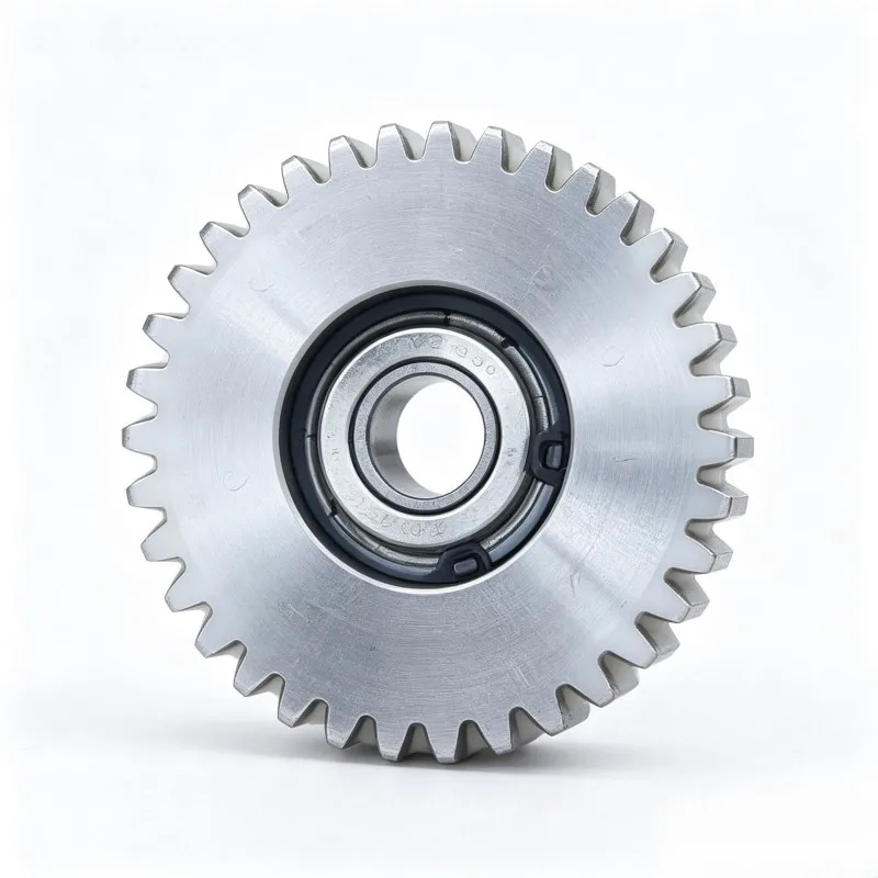 AB34-35-Tooth Nylon Gear(35T) 608 Bearing And Snap Ring For E-Bike Hub Motor-Diameter 47.5Mm, Thickness 13Mm