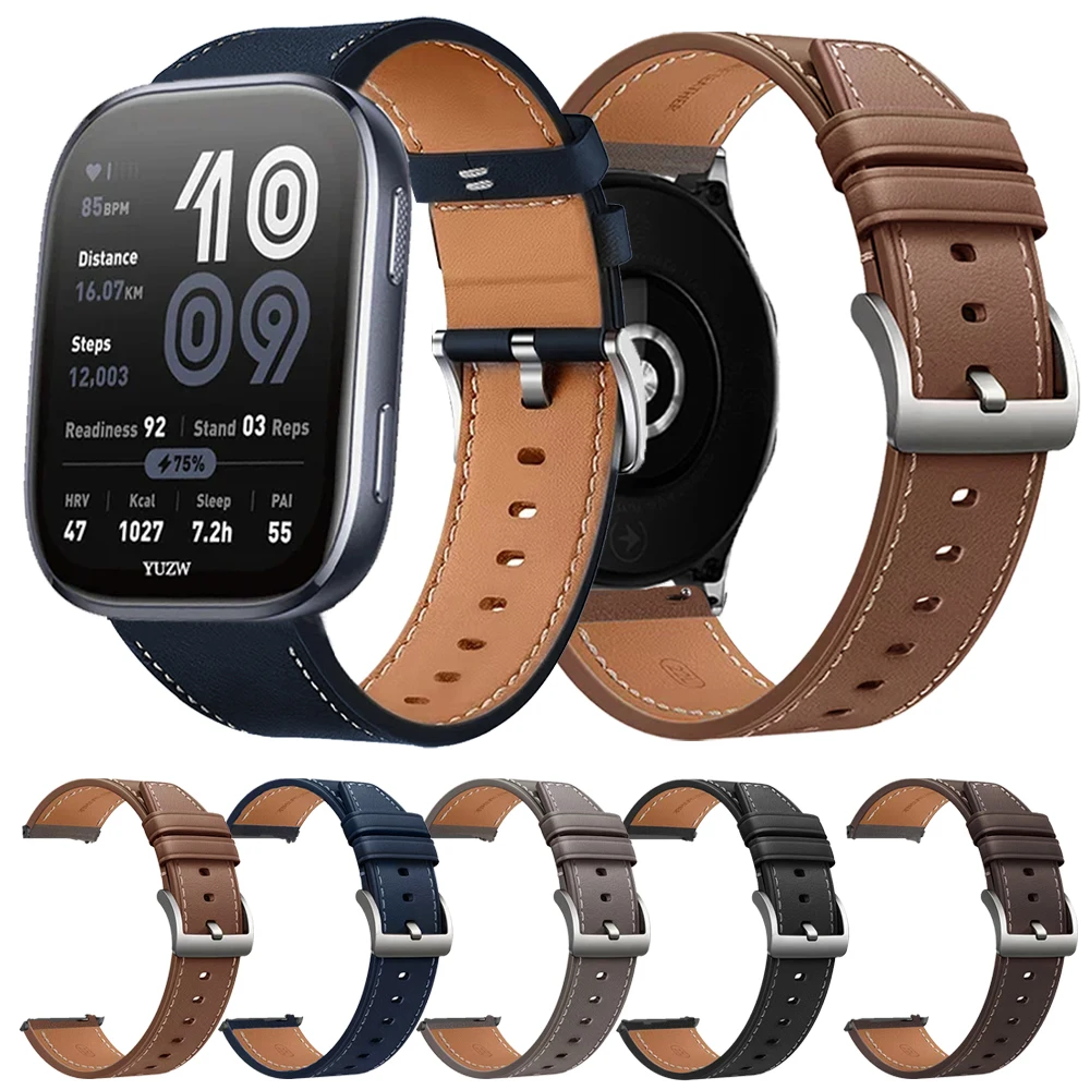 Leather Strap Watch…