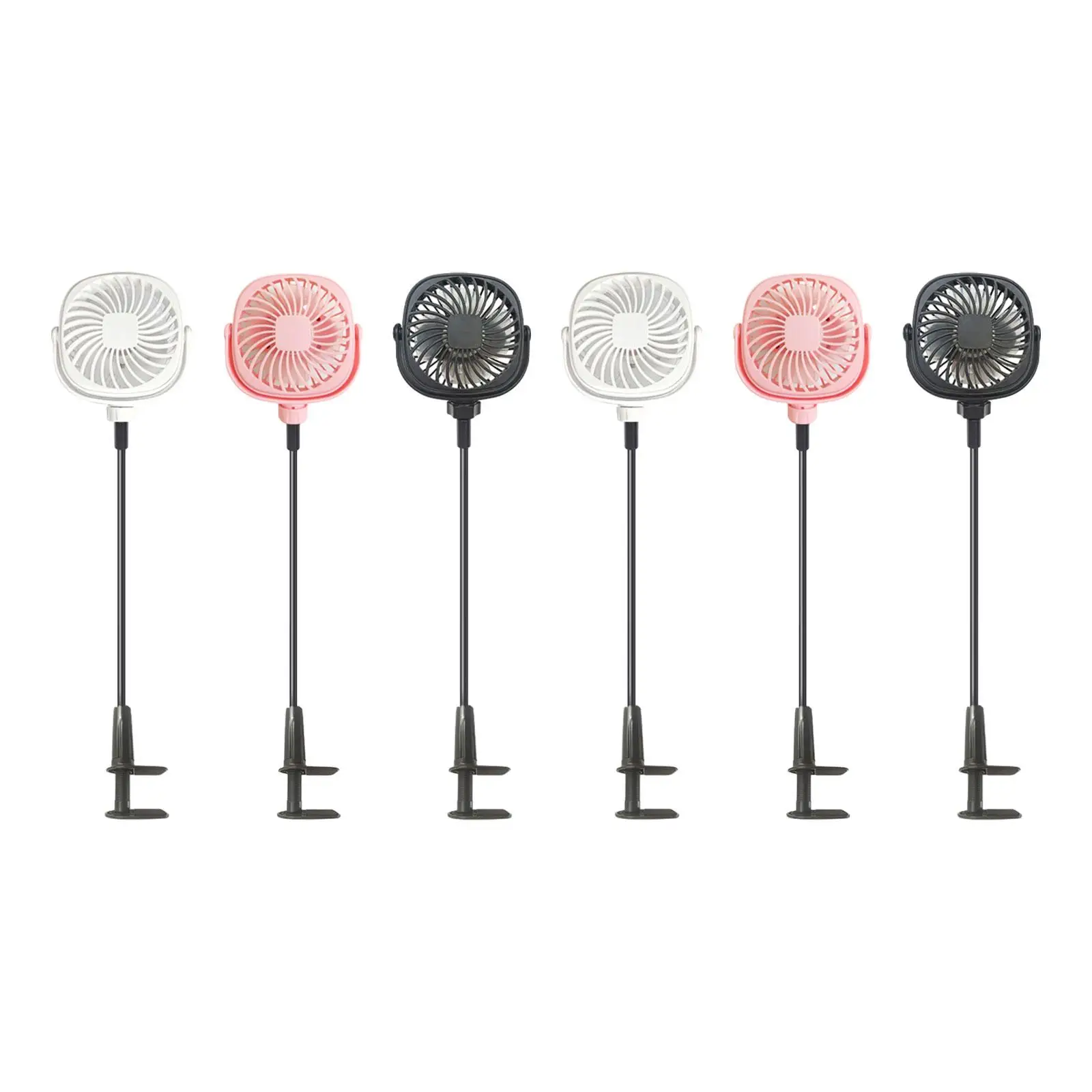 

Clip on Fan Personal Fan Quiet Operation Hiking Travel Portable USB Mini Fan