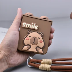 Cute Bracelet Hinge Case For Samsung Galaxy Z Flip 3 4 5 6 7 zflip7 For Motorola Razr 40 50 60 Ultra Xiaomi Mix Flip 2 Cover
