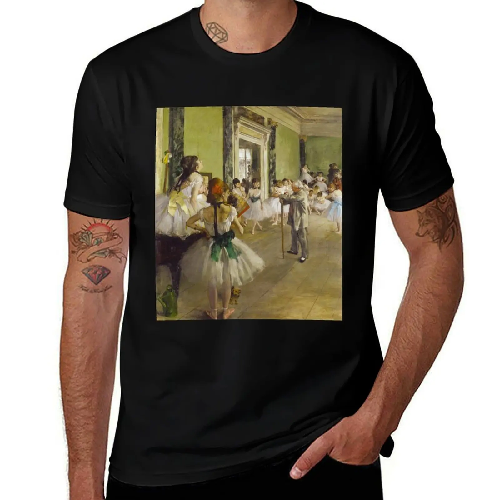 

EDGAR DEGAS HD - The Ballet Class 1871 - 1874 T-Shirt printed t shirts for man man t shirt designer T-Shirt