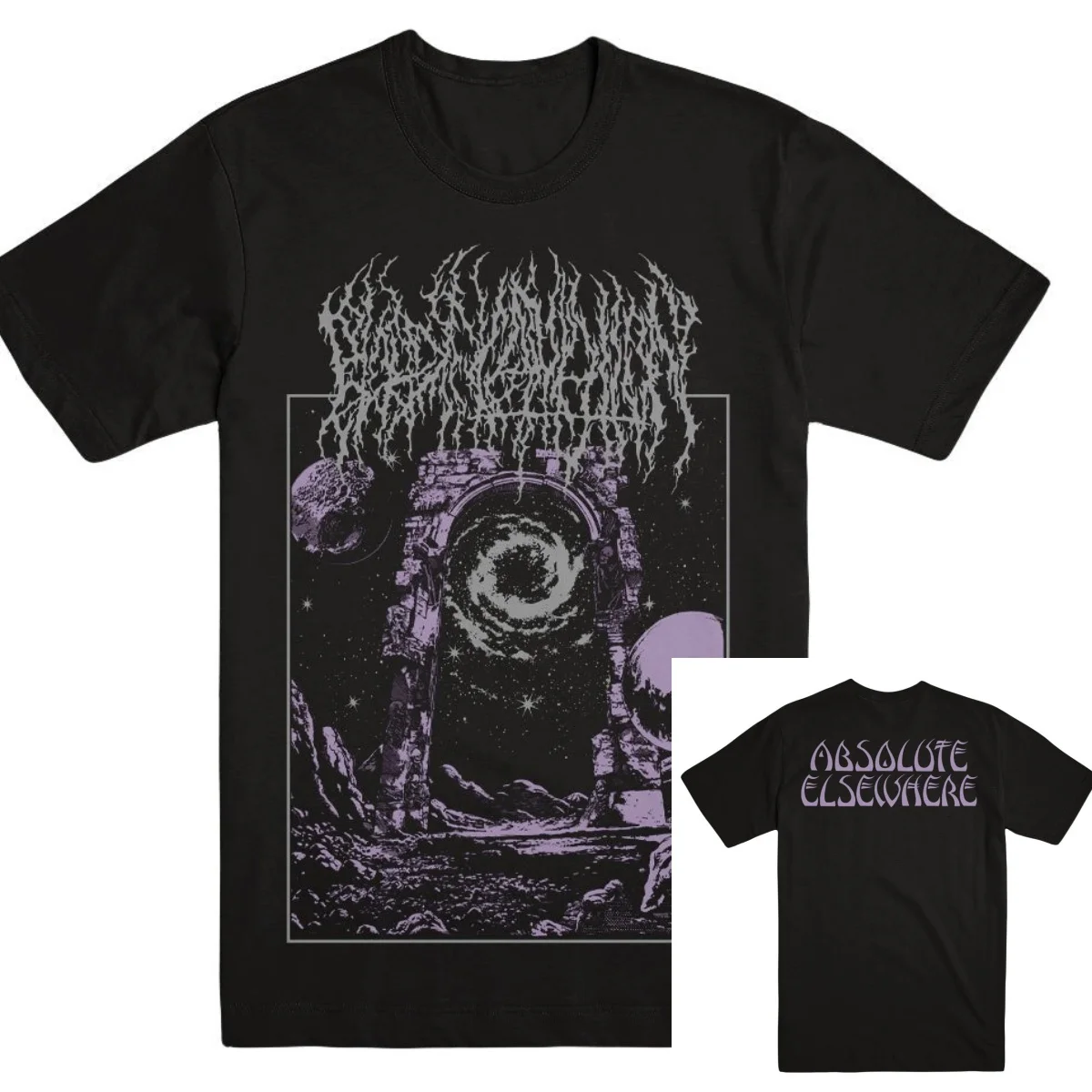 BLOOD INCANTATION Portal Band T-Shirt Cotton Graphic Tee Men Women Summer Streetwear