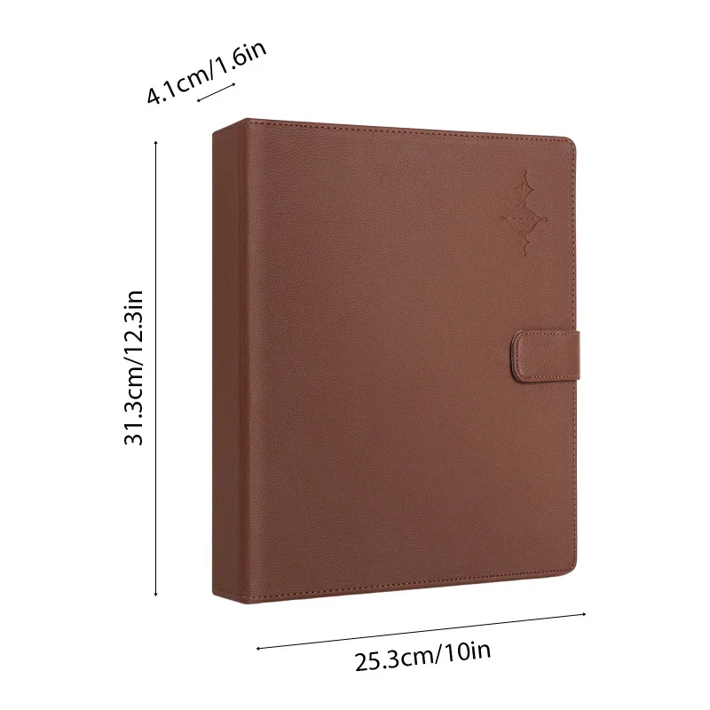 30 Loose Sheets Music Folder Choral Music Folders with Hand Strap PU Leather for Stage Performance Piano Playing Choir Singer