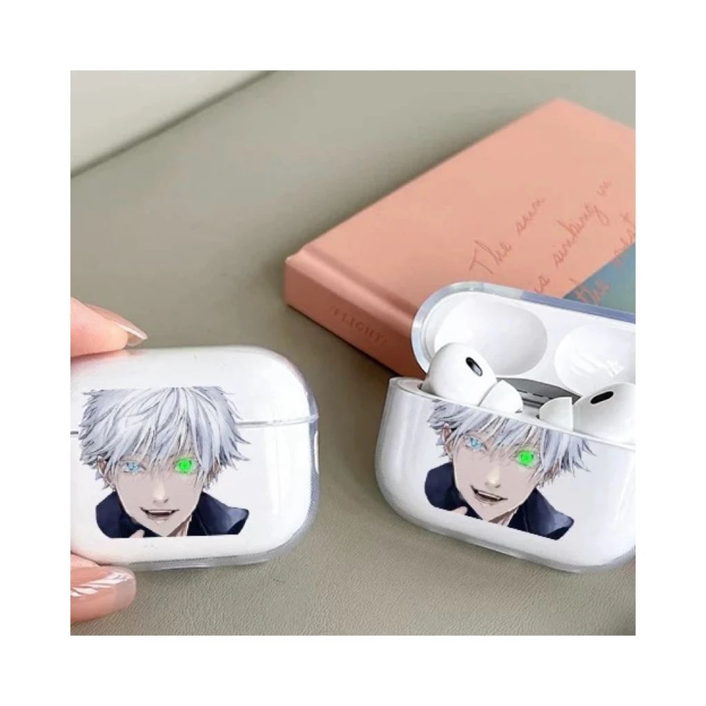 Jujutsu Kaisen Gojo Satoru​ Applicable Protective Case Cover Apple Airpods Pro Bluetooth Headphone Cover Soft