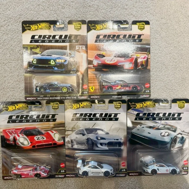 

Оригинальный корпус Hot Wheels Car Culture Series Ferrari Porsche Mustang Subaru 2025 K (Mix 5) Circuit Legends Premium, литой под давлением 1:64