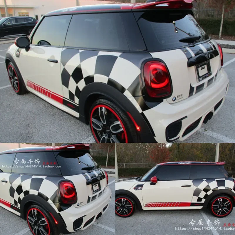 

Car stickers For BMW mini F56 57 58 R56 body exterior decoration door pull flower film one cooper Vinyl decal