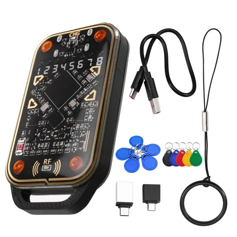 

【PROMOTION】Chameleon Ultra V3.0 RFID Smart Card Emulator Reader ID IC 125Khz 13.56Mhz Smart Card Tag Copyer +10PCS UID/CUID Keyc