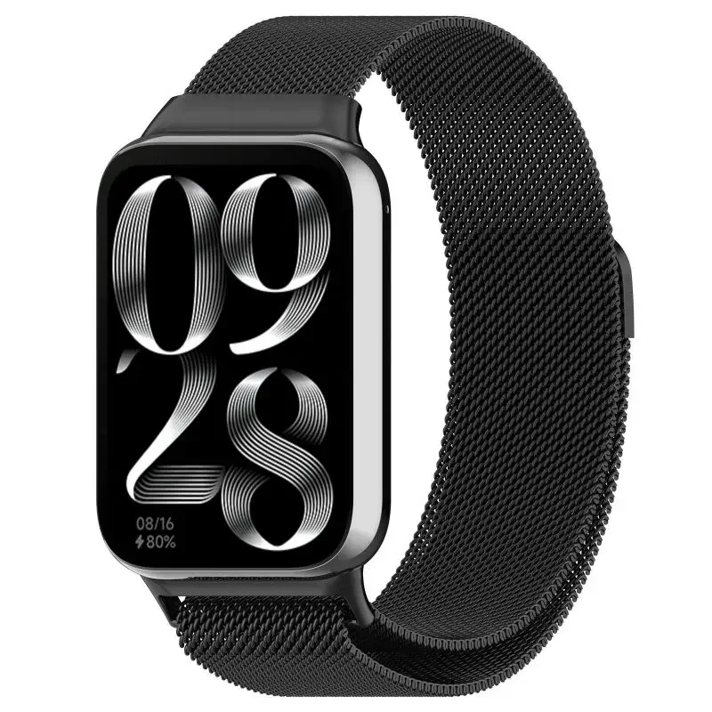 Magnetic Loop Sport Bracelet For Redmi Watch 4 Stainless Steel Strap For Xiaomi Mi Band 8 Pro Wrist band Correa Belt image 3