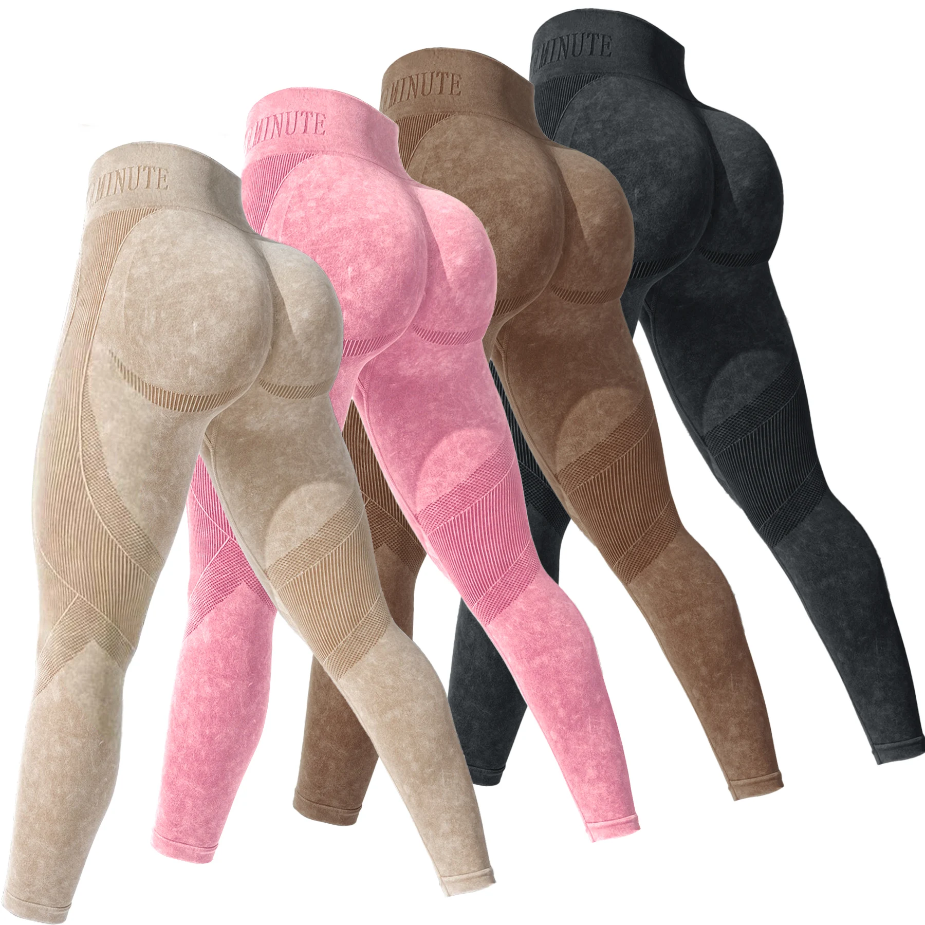 Women's High Waisted Yoga Pants, Tummy Control Butt Lifting Workout Leggings, High Elastic Quick-Dry for Running Gym