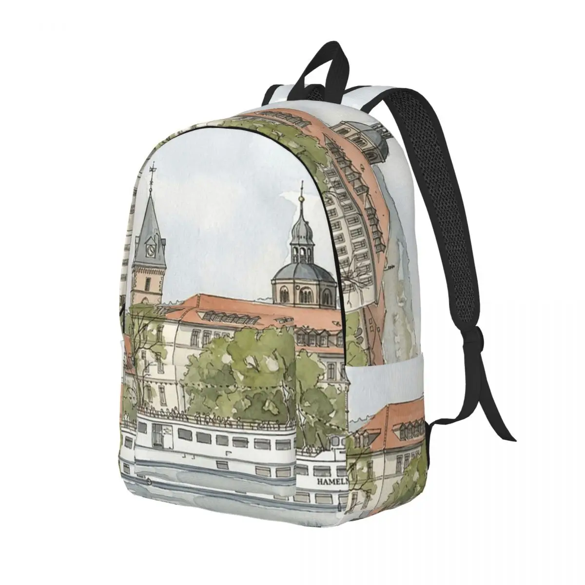 

Hameln Student Backpack School Bag Hiking Travel Daypack for Boys Girls Fashion Bookbag Shoulder Bags