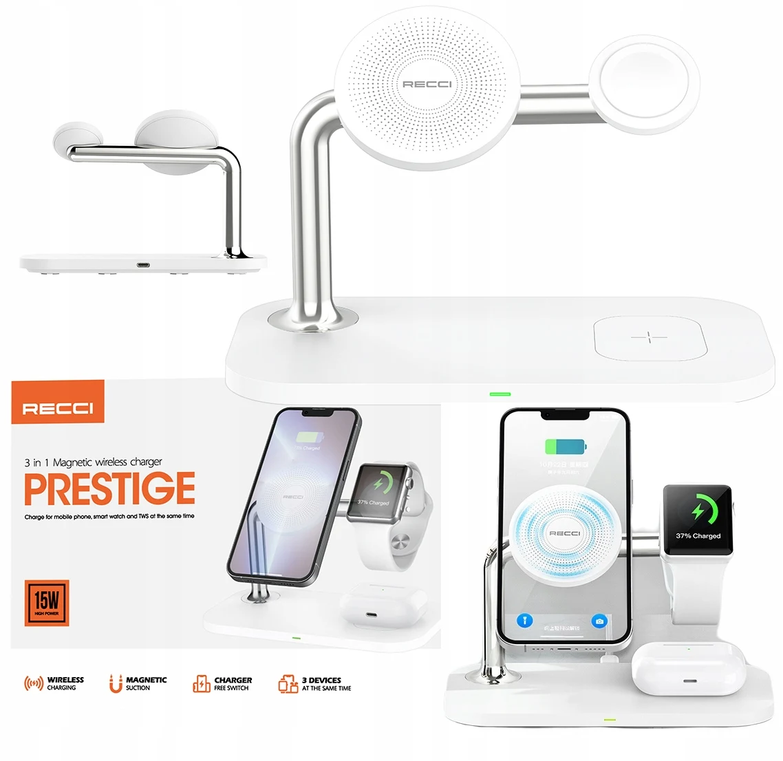 ebahis: iPhone, Apple Watch ve AirPods İçin Kablosuz Şarj Aleti ile Akıllı Cihazlarınızı Daha Kolay Şarj Edin
