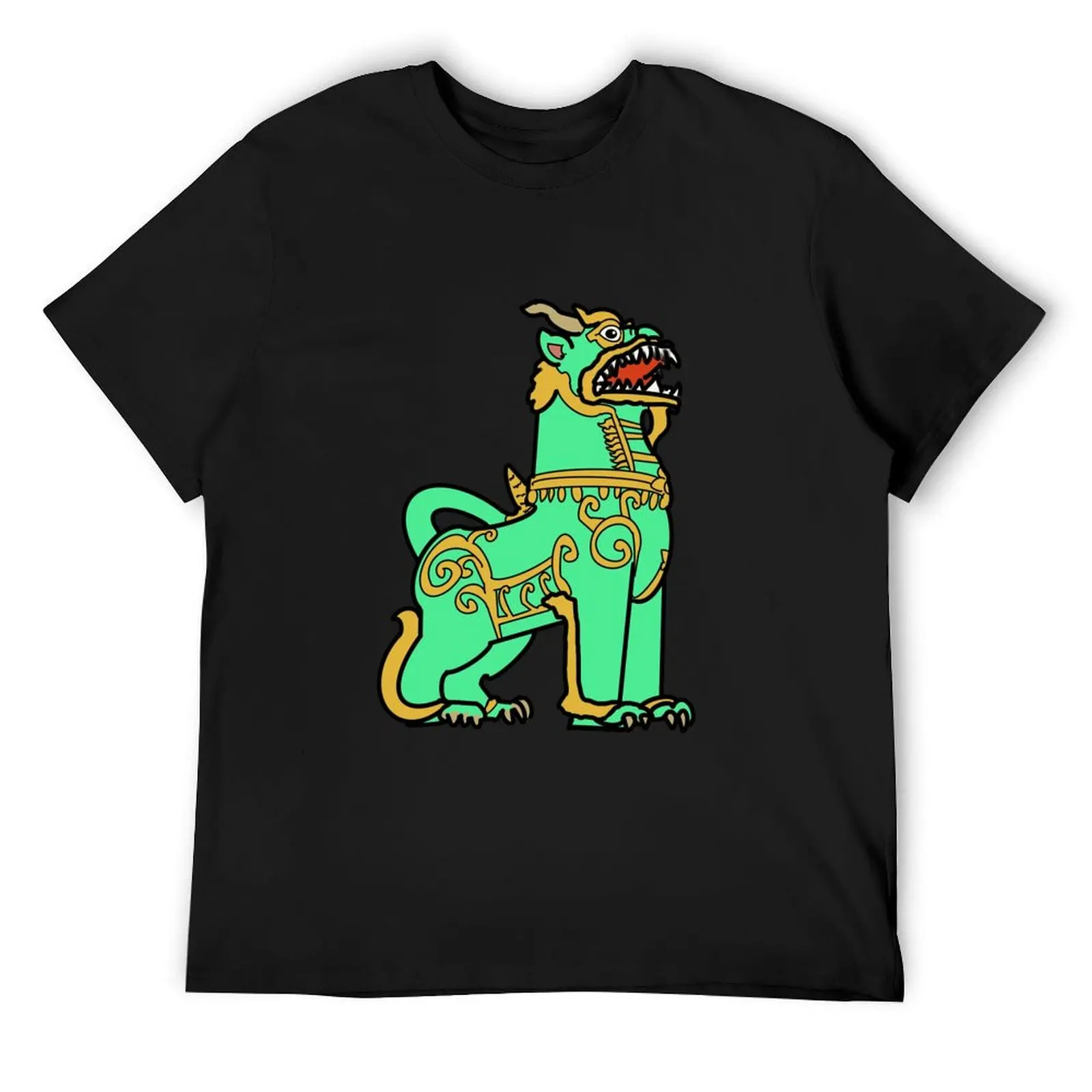 Camiseta tailandesa Gardian Singha, camisa personalizada, ropa de calle, ropa vintage, camiseta de manga corta para hombres