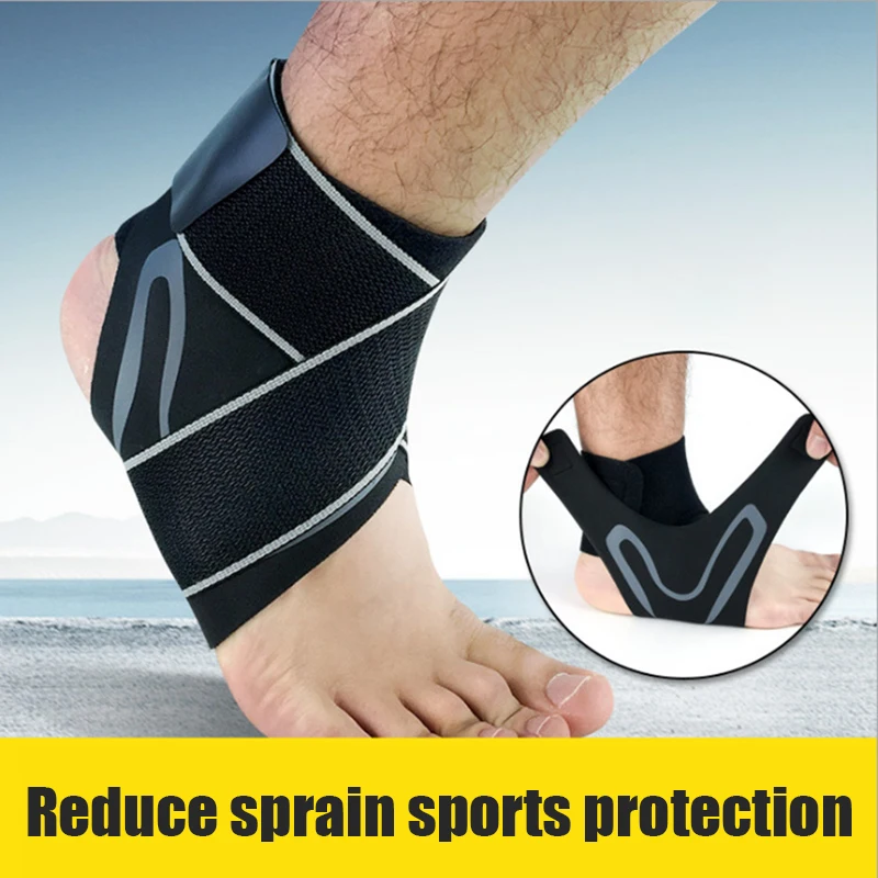 1 Piece Of Sports Protective Gear Ankle Sleeve Pressure Resistant Anti Sprain Ankle Socks Outdoor Basketball And Football