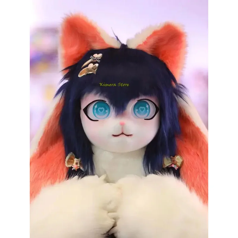 Fursuit Kigurumi Headsets Furry Cosplay Costumes Rubbit Doll Cat costumes Animal Heads Wearable Kig Headsets Animal Costumes