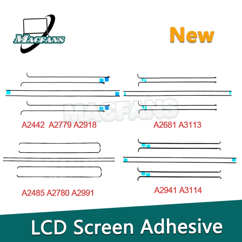 New A2442 A2485 A2681 A2941 LCD Screen Adhesive Sticker Glue Tape for Pro Air 13