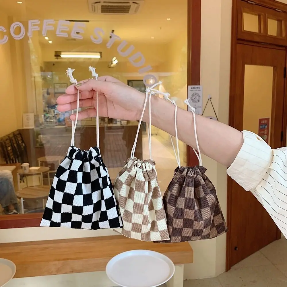 

Cloth Bag Cosmetic Cases Storage Toiletry Bag Corduroy Makeup Bags Jewelry Storage Bag Cosmetic Bag Drawstring Bundle Pocket