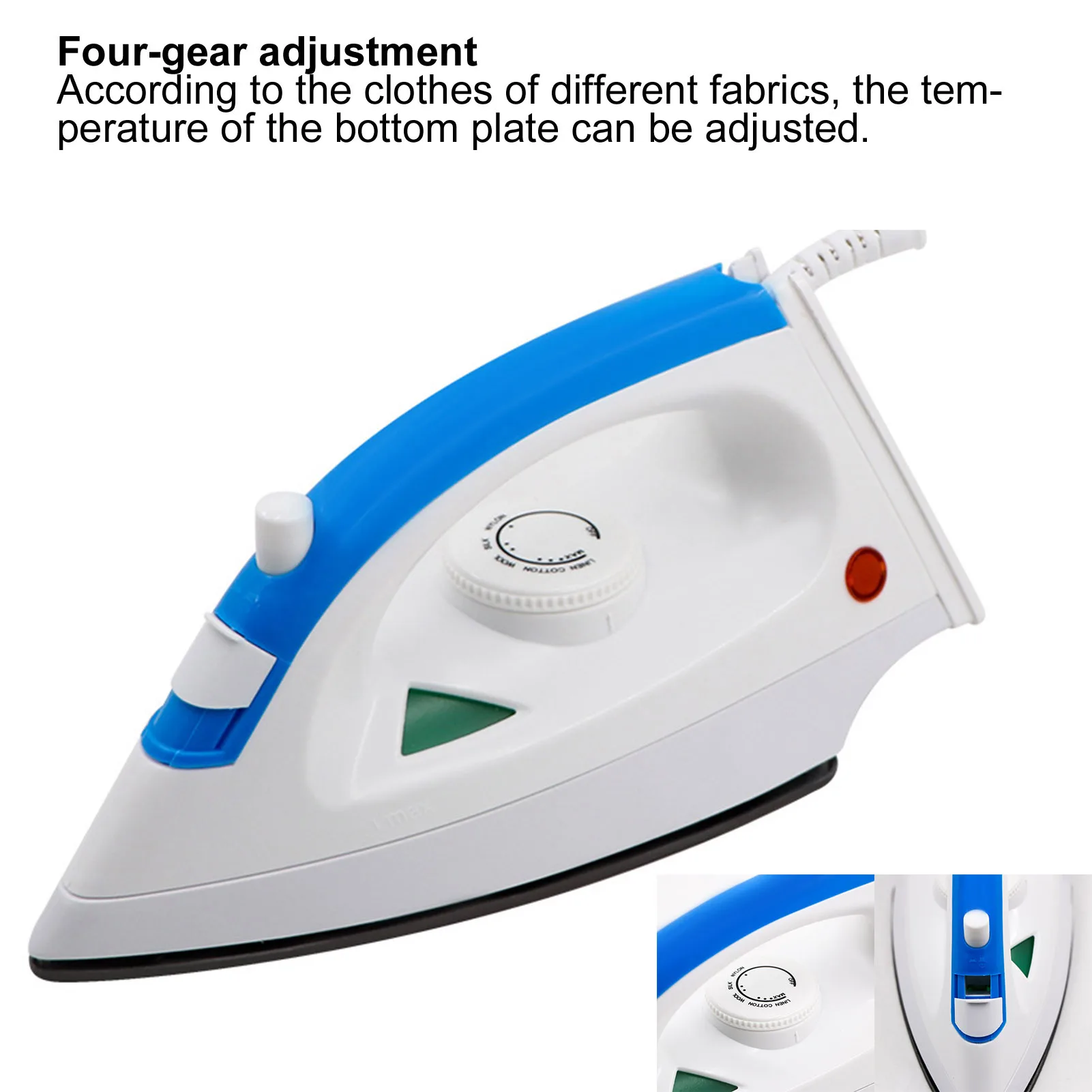 เตารีดไอน้ำไฟฟ้าแบบมือถือสำหรับใช้ในบ้านปลั๊กแบบยุโรป220V พกพาขนาดเล็กเตารีดไอน้ำแบบพกพา