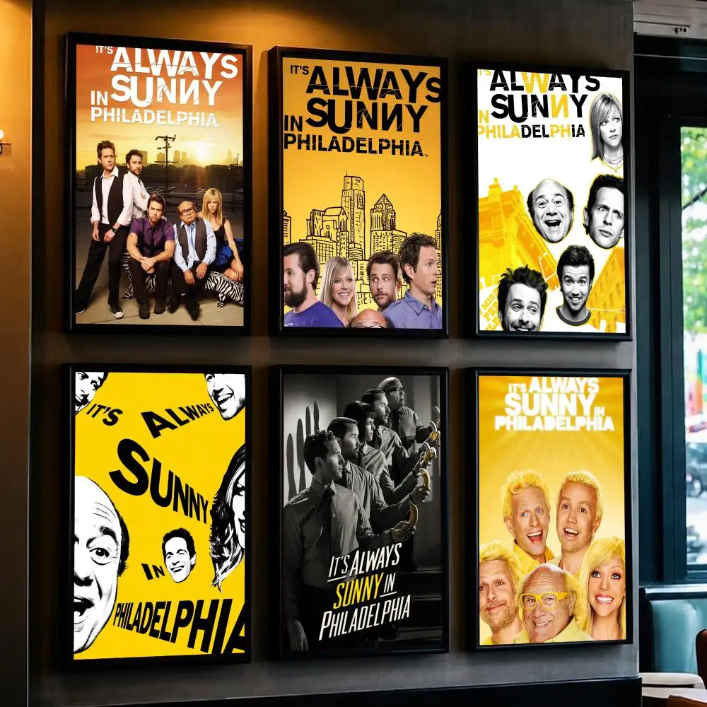 tv series I-Its Always Sunny in Philadelphia-A Poster Minimalist Wall Sticker for Cafe Office Bar Home Decor and Gift