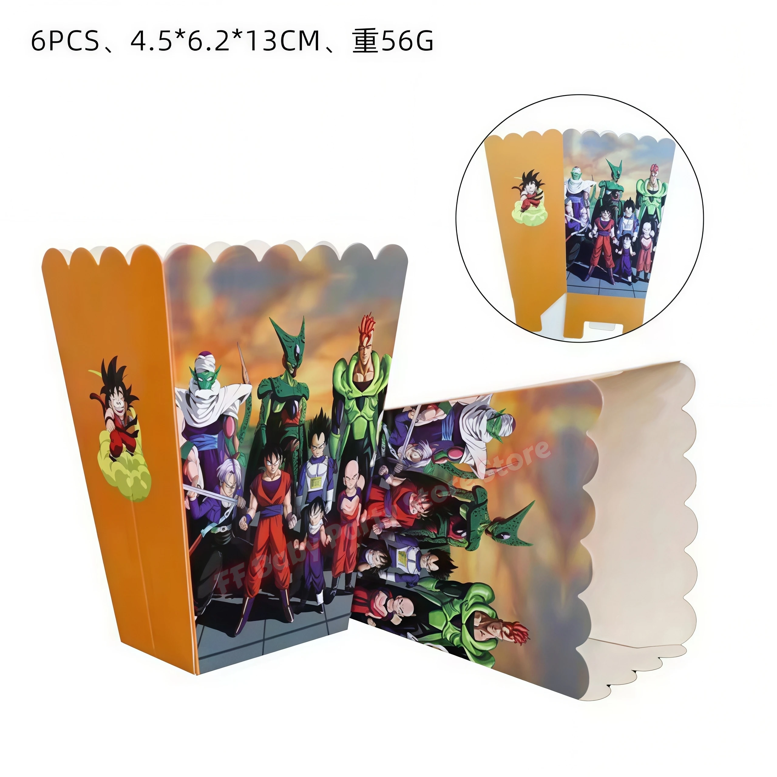 Dragon Ball Geburtstagsparty-Zubehör Son Goku Luftballons Pappbecher Teller Schlüsselanhänger Armbänder Jungen Party-Favoriten Geburtstagsdekoration – Detail 28