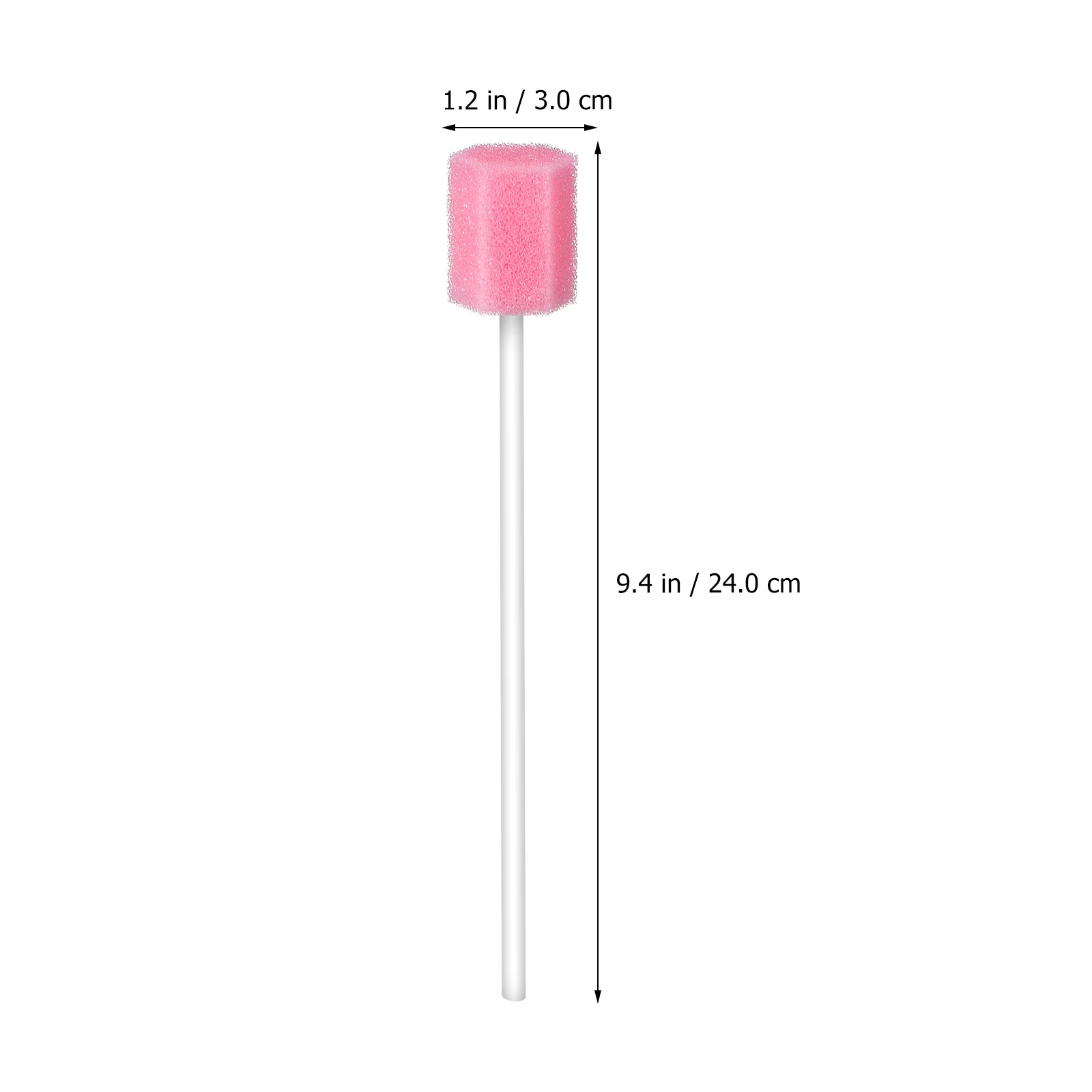

250 Pcs Oral Care Swabs Hexagon Pink Swabs Sponge Mouth Sponge Teeth Cleaning Dental Hygiene Product