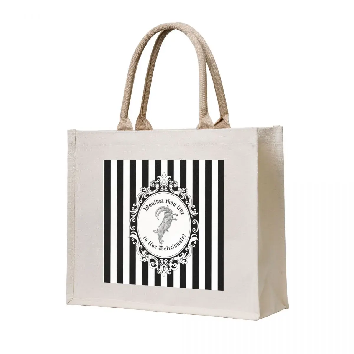 

Black Philip: Goth Kitsch at it's Finest Tote Bag canvas tote bag sacs de shopping the tote bag shopper women canvas