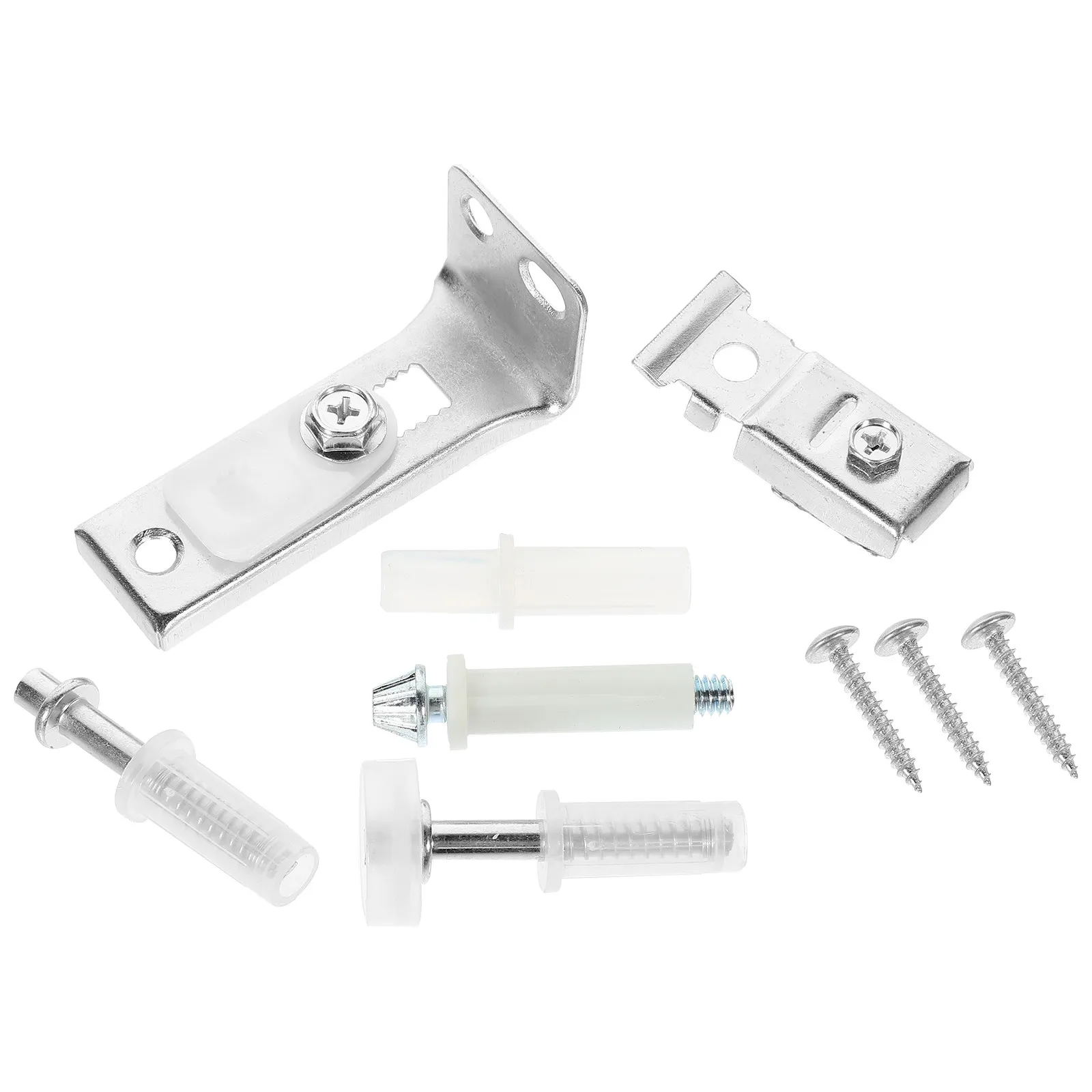 1Set Bifold Door Hardware Kit Premium Aluminium Alloy Folding Sliding Door Track Kit Smooth Guide Rail Versatile for Home Office