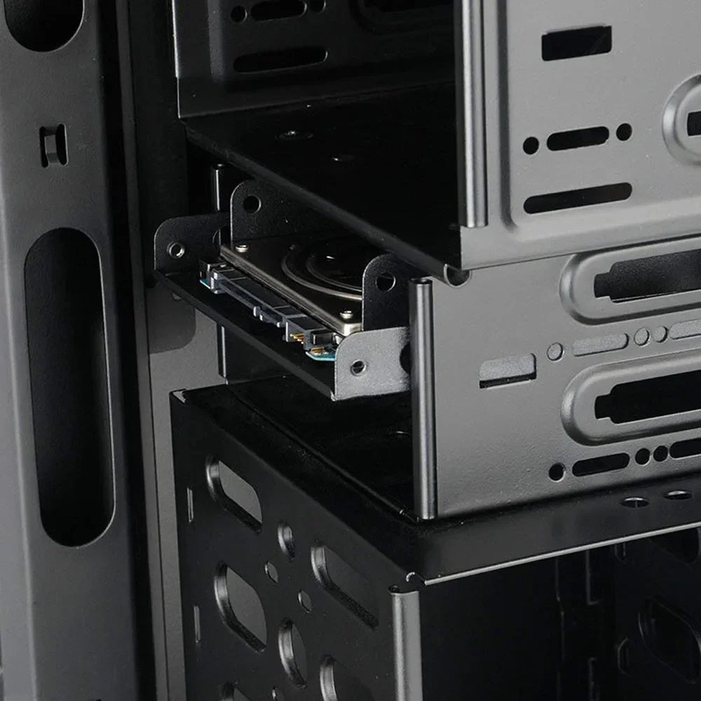 The Metal Thickened Dual-layer SSD SSD Bracket 2.5-3.5 Hard Drive Bracket Comes with 12 Screws