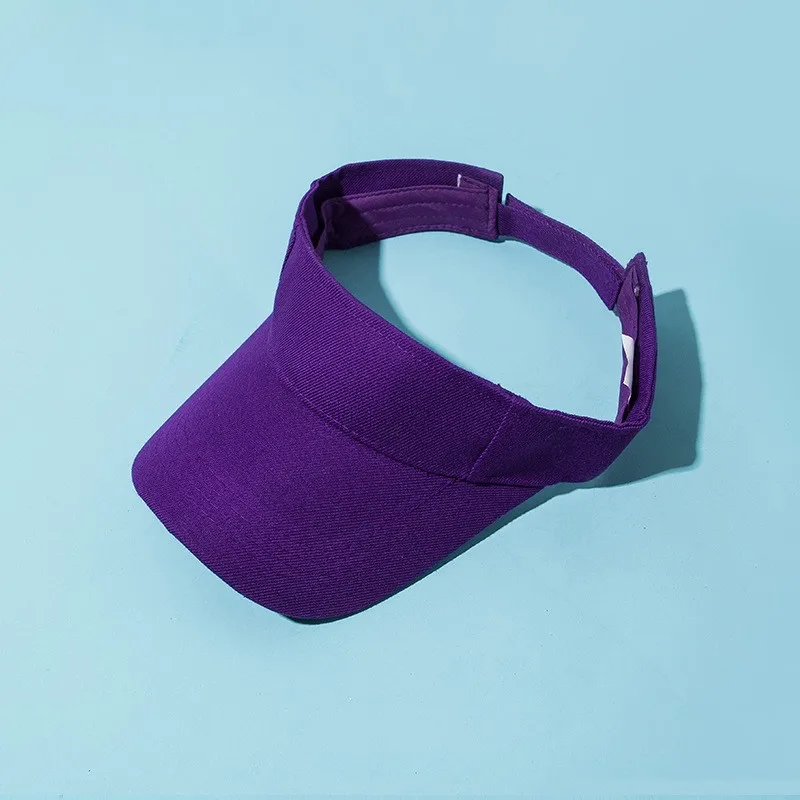 Unisex Summer Baseball Cap Casual Empty Top Sun Visor Tennis Cap for Children Outdoor Group Activities Solid Sunscreen for Boys