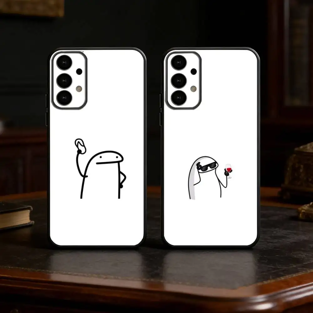 

F-Flork Stick Figure Memes phone Case For Samsung S25,24,21,22,23,30,Ultra,20,Plus,Fe,Lite,Note Soft Black Cover