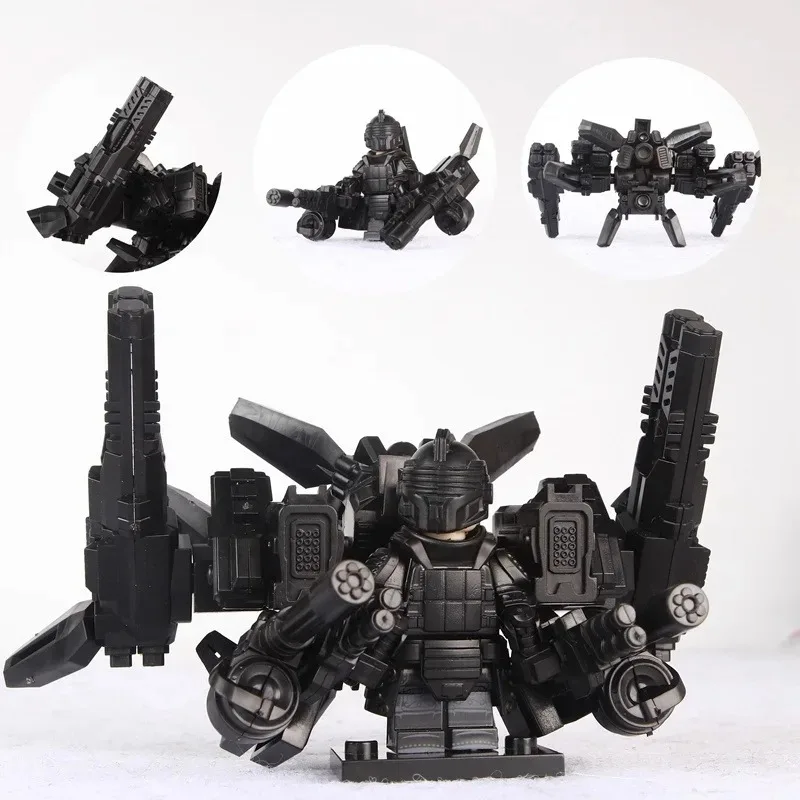 Super-Ausrüstungsroboter, Bausteine, Spielzeug, Minifiguren, humanoide Puppen, Spielzeug, Geburtstagsgeschenke, Zeichentrickfiguren. – Detail 2