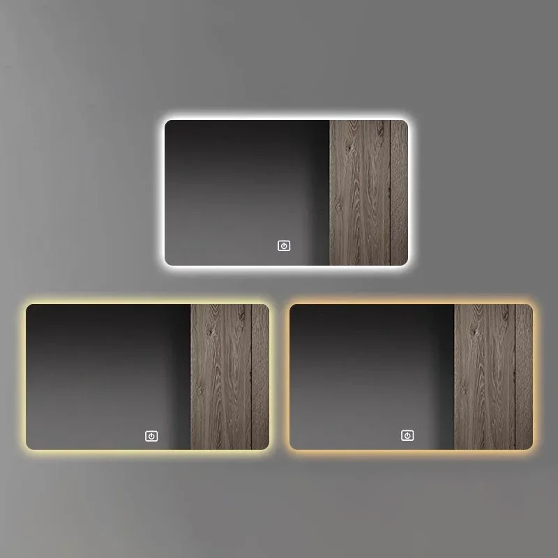 IP44 Light Emitting Diode Mirror Lighting with Adjustable Color Temperature for Bathroom Wall Mounted Graphic Design Solutions