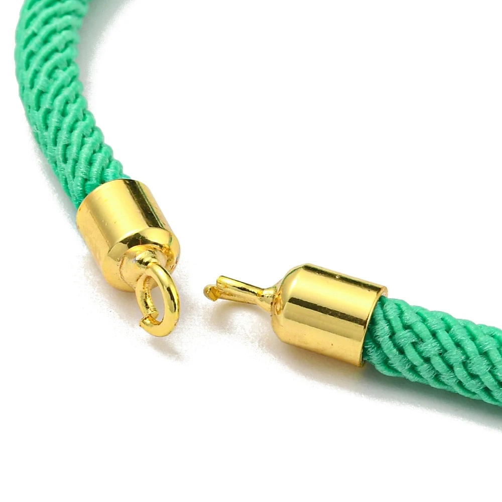 PandaHall 20-teiliges Nylon-Armband-Set, umweltfreundliche Messingbeschläge mit Karabinerverschlüssen für die Herstellung von DIY-Schmuckarmbändern – Detail 34