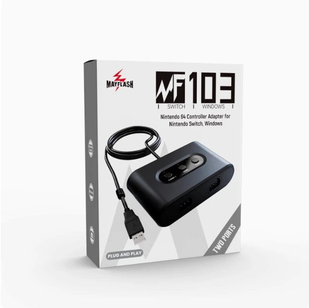 Für MAYFLASH N64 Controller-Adapter für Switch/OLED-Modell und PC Windows N64-Adapter MF103