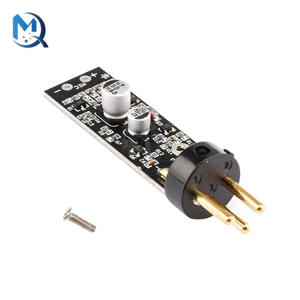 Microphone Amplifier Board 48V Phantom Power Electret Condenser Electret Capacitor 250 ohms Amplifier Module