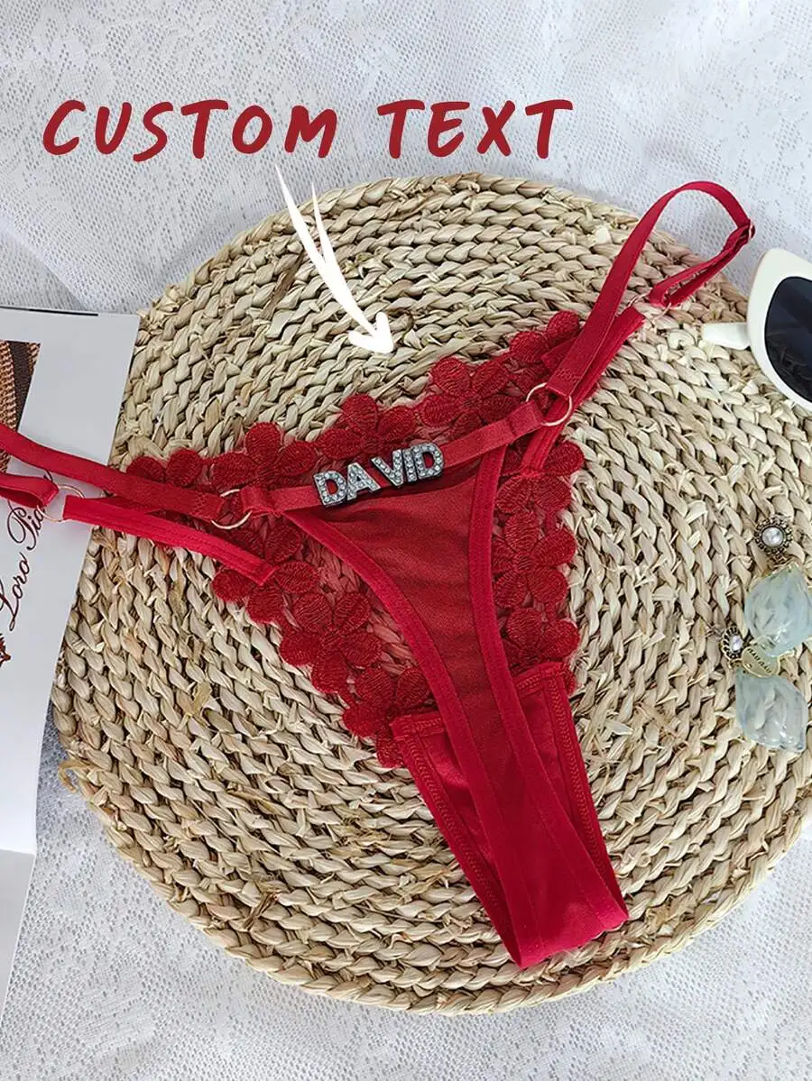 

Customized With Pendant, Couples Style, Fashionable, Colorful, Fun, Unique, Customized Gift, Women's Personalized Gift, Underwea