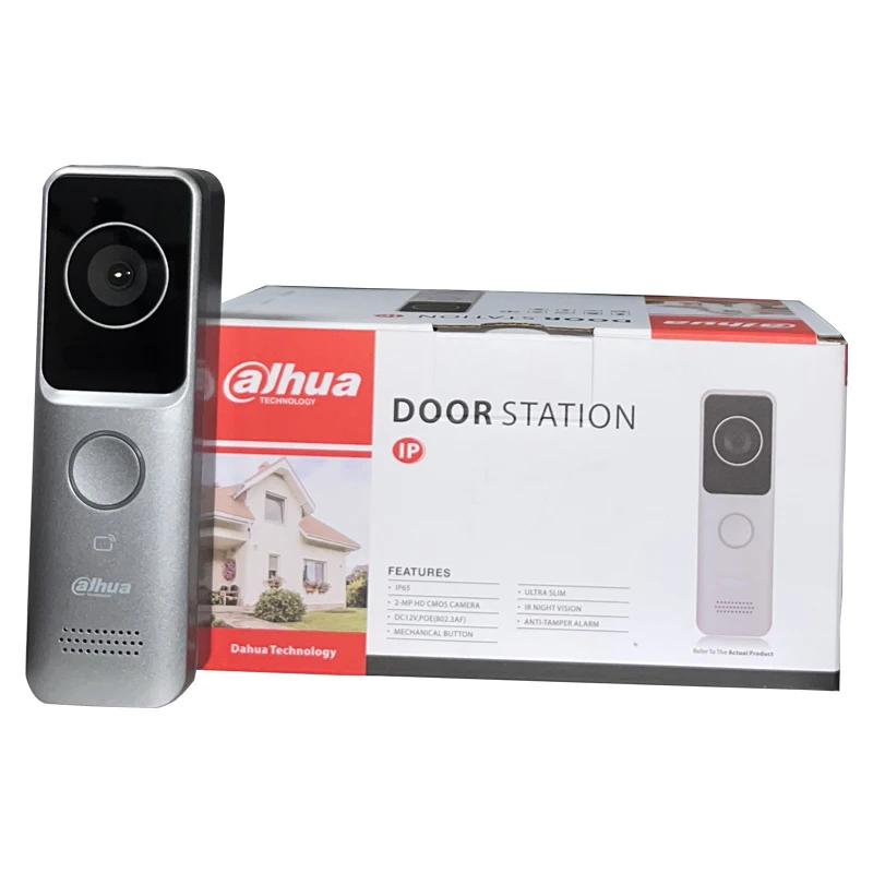 Dahua KTW02 PoE IP Video Intercom Kit Smart Wifi Video Monitor Systeem VTO2311R-WP Deurbel Met 7 Inch Scherm VTH2621G-WP
