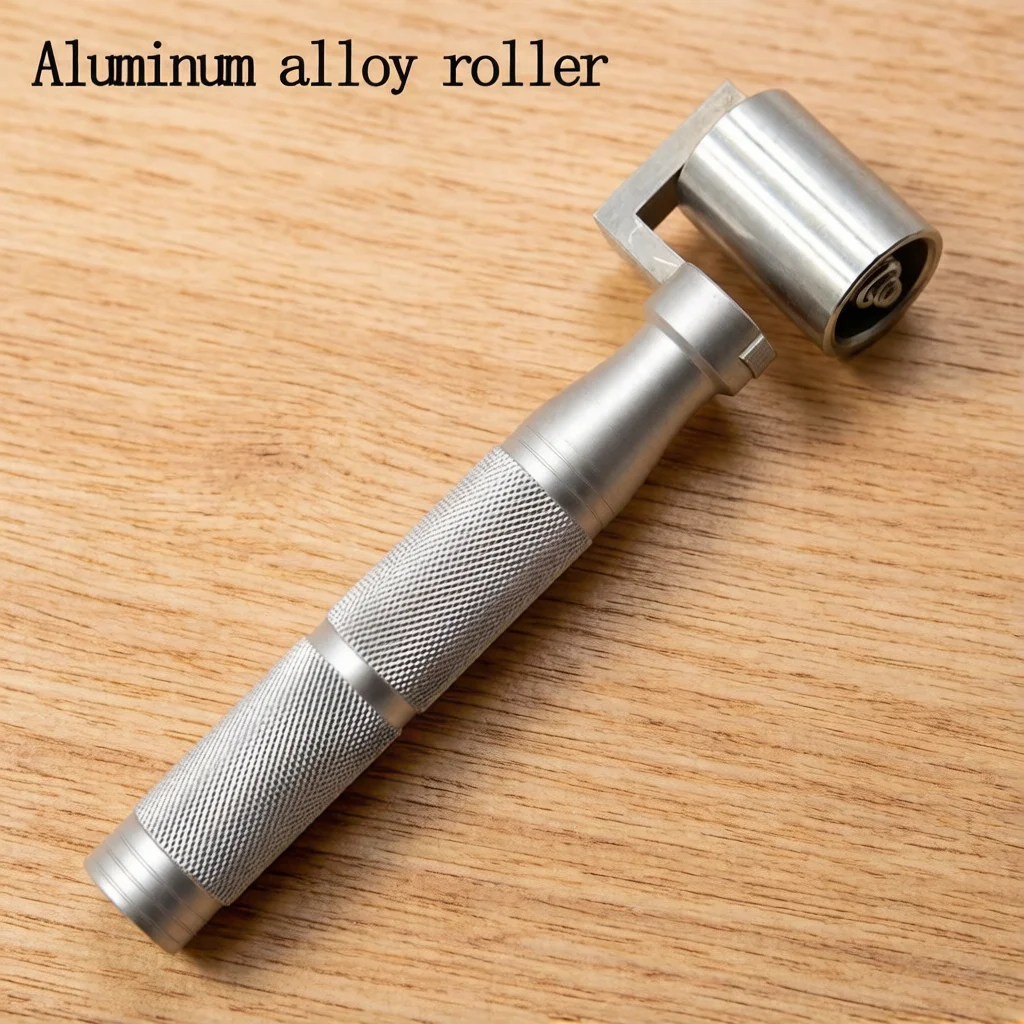 

Aluminum Alloy Wallpaper Pressing Wheel Flat Roller for Home Wall Decals Construction Easy Application