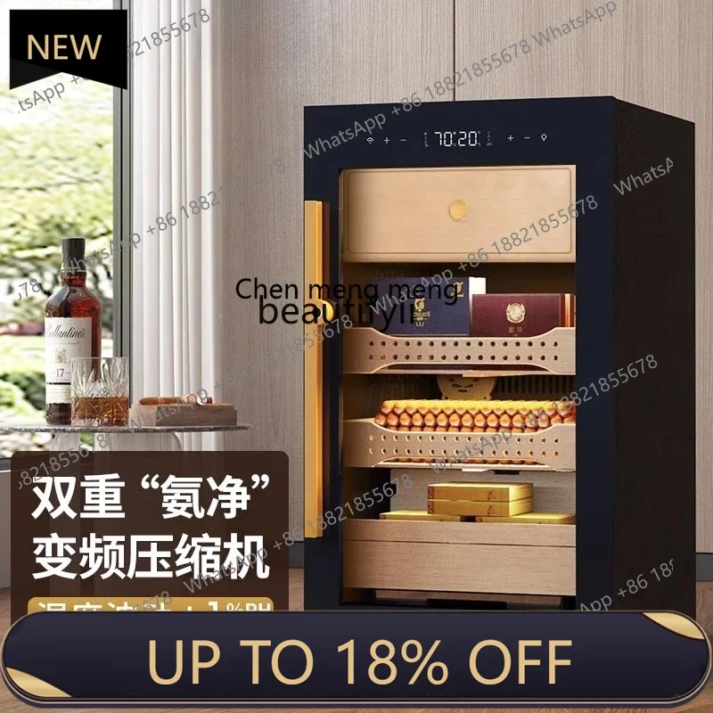 

Z189 Cigar cabinet Constant temperature and humidity Cedar wood household cigar moisturizing cigarette cabinet Advanced