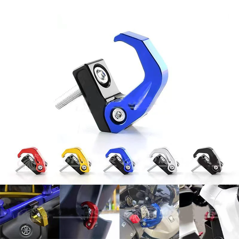 

1Pcs Aluminum Alloy Foldable Hook For Handlebar Hook Helmet Holder Luggage Storage Motorcycle Modified Accessories